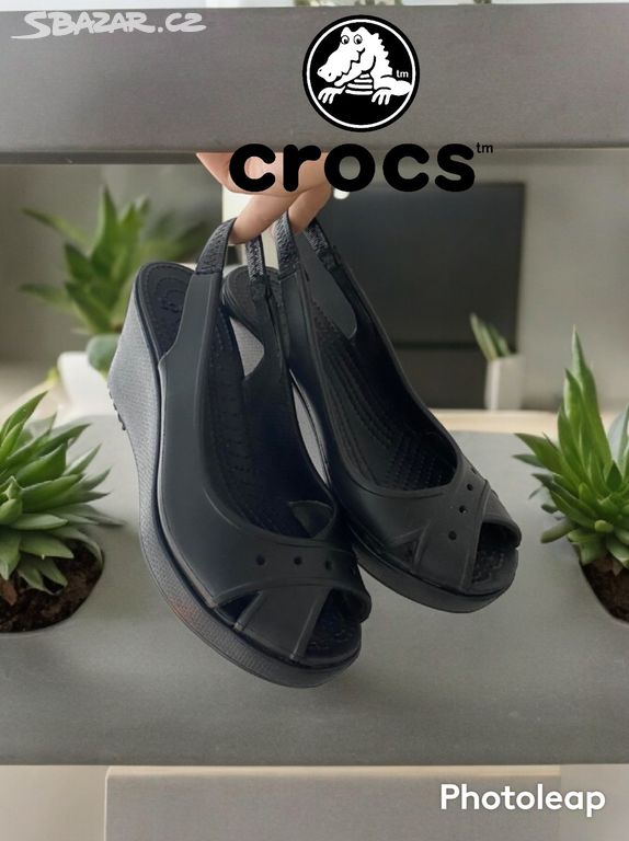 Boty Crocs na platformě vel. 37