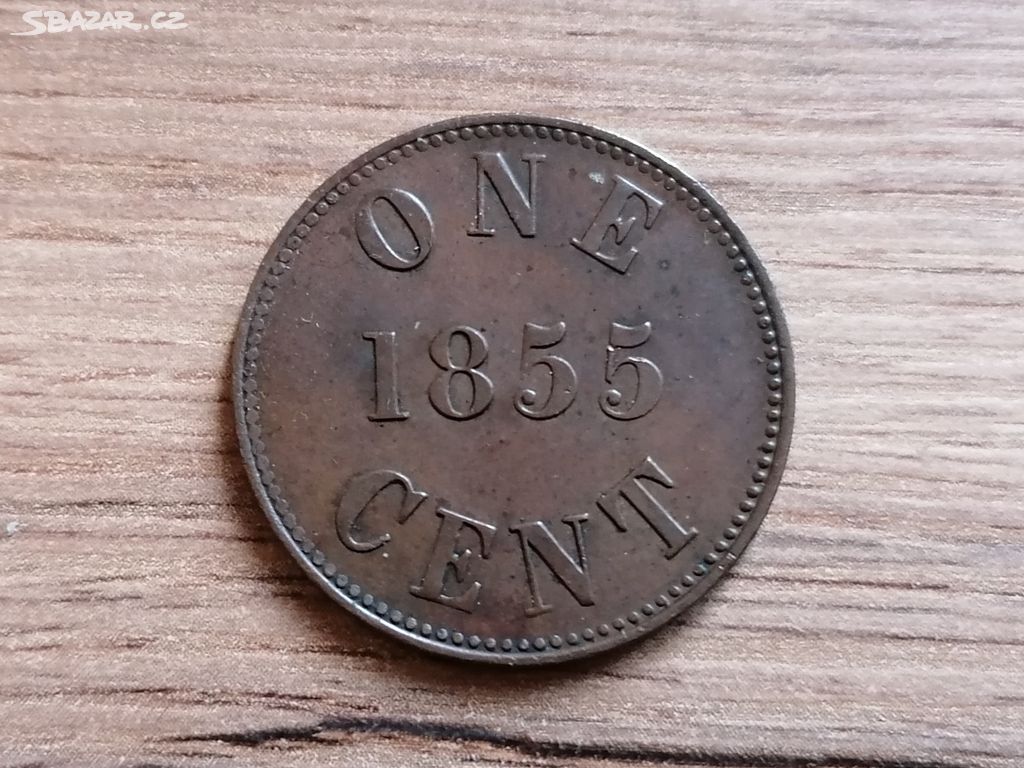 mince Kanada  1 Cent 1855 Prince Edward Island