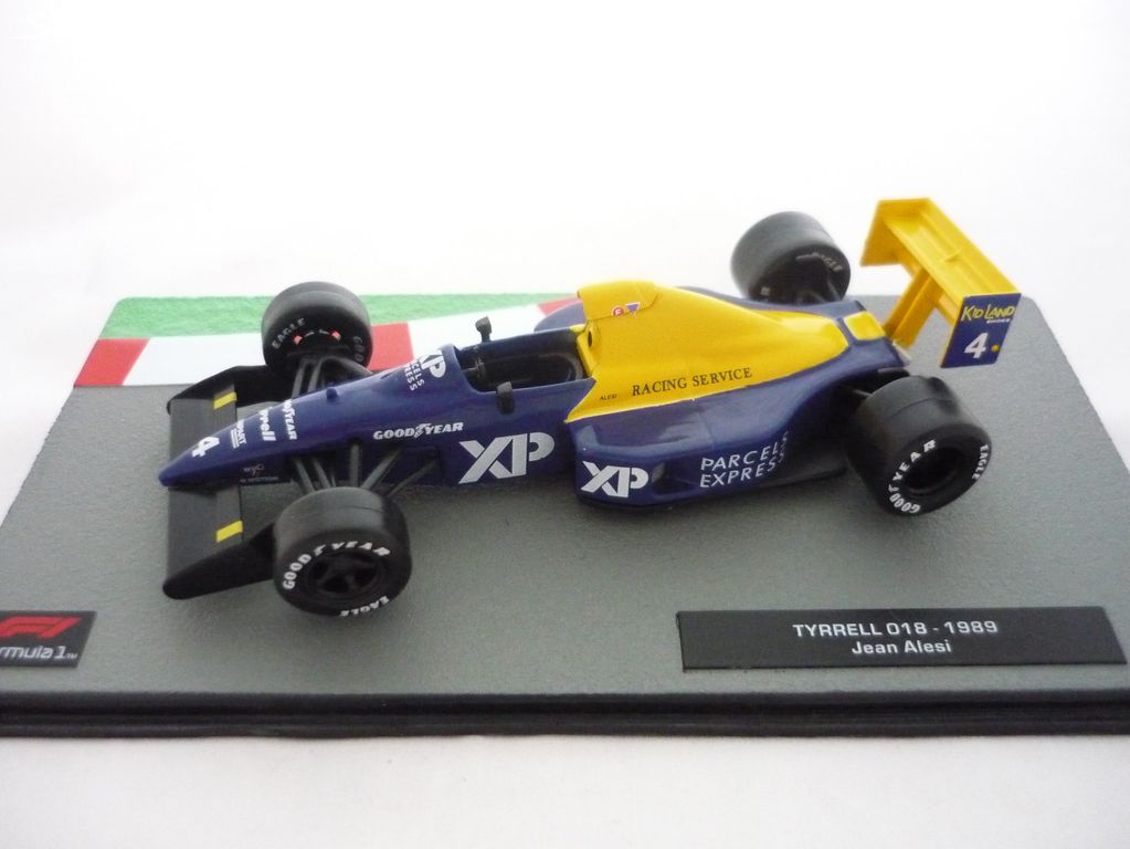 Tyrrell 018 Jean Alesi 1989 Formule F1 Altaya 1/43