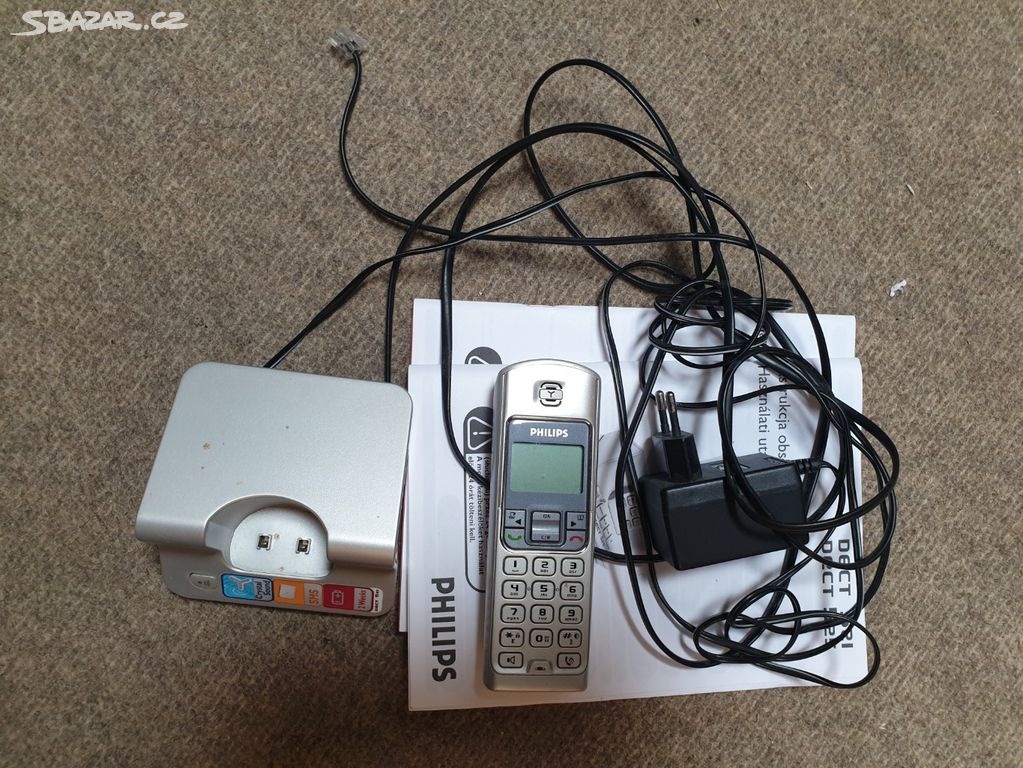 Bezdrátový telefon Philips Dect 521