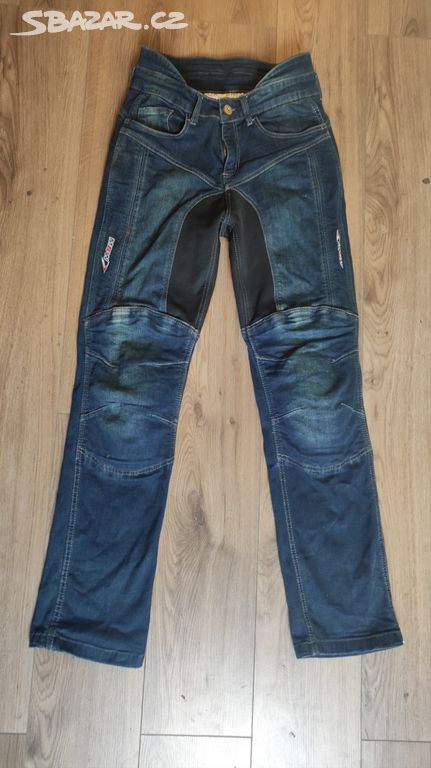 MBW moto kalhoty, jeans