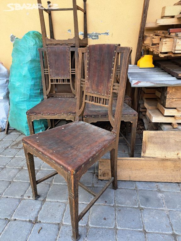 Starožitné židle 6 kusů