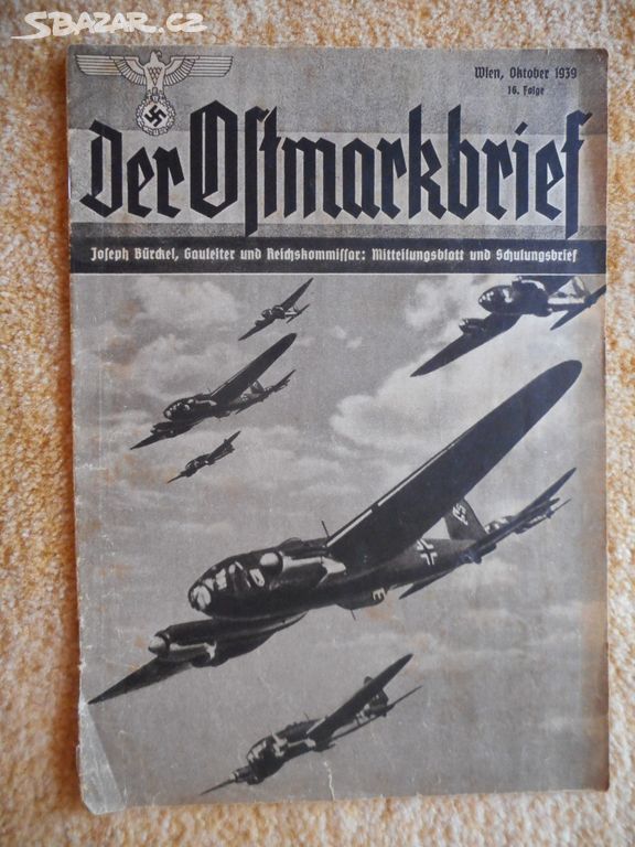 DER OSTMARKBRIEF - říjen 1939 - UNIKÁT -3 časopisy