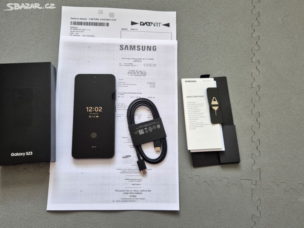 Samsung S23 256gb, 8gb Ram, černý, záruka