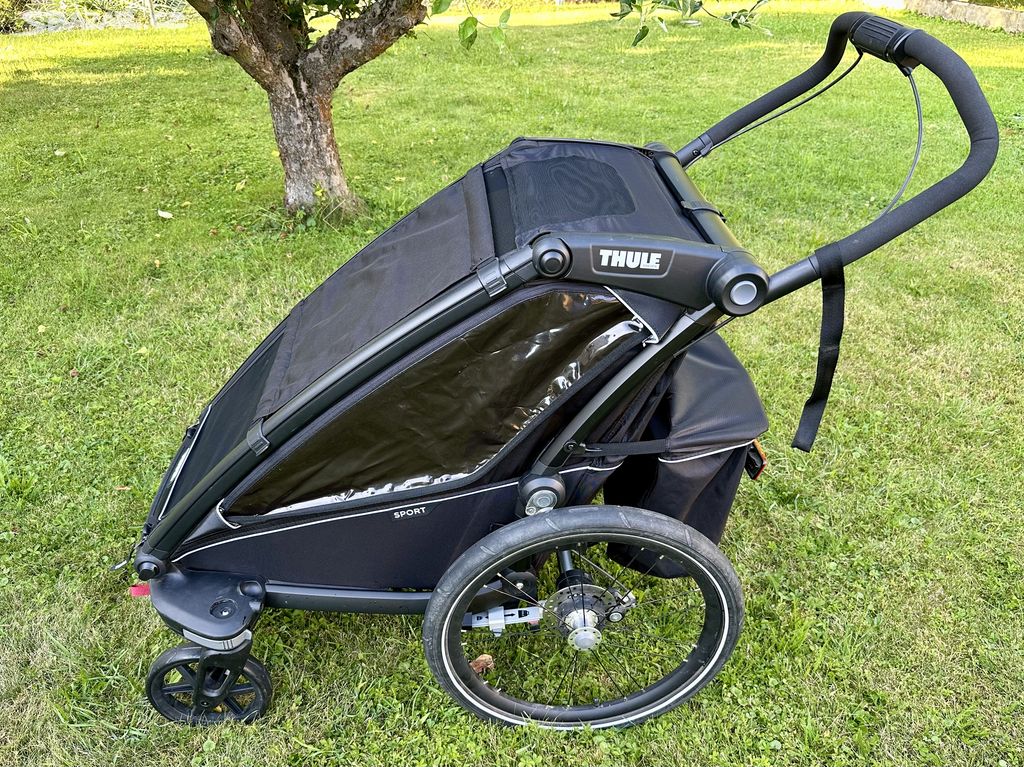 Kočárek Thule Chariot sport 1 Midnight black 2021