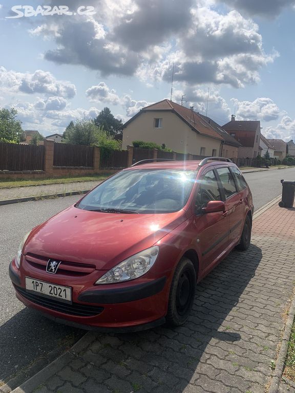 Peugeot 307 / nový kompletní výfuk / poklice