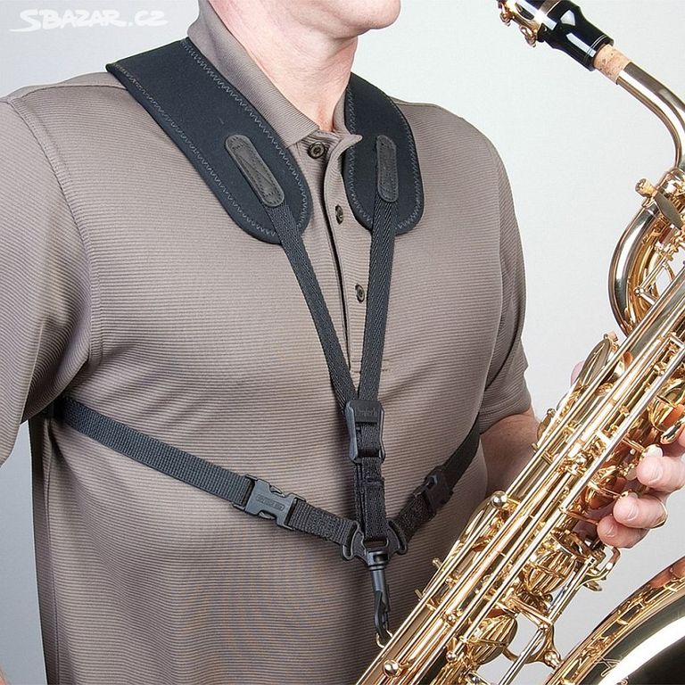 závěs na saxofon Neotech Harness Sax BK (USA)