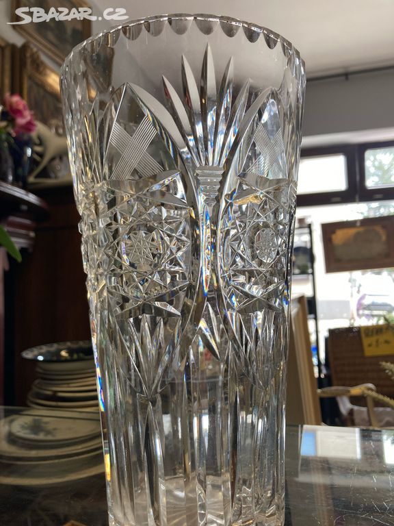 Krásná skleněná váza - 27cm