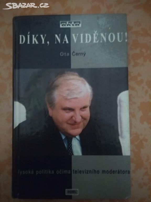 Kniha Díky, na viděnou !