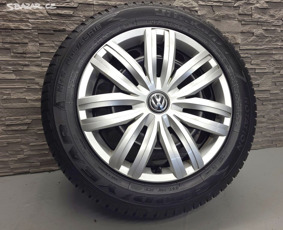 16" Originál VW Caddy 5x112 zimni pneu 8mm