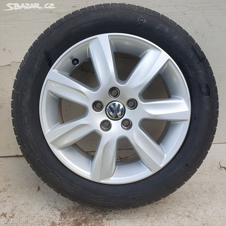 Alu kola VW Polo 15" 5x100, letní Dunlop 185/60R15