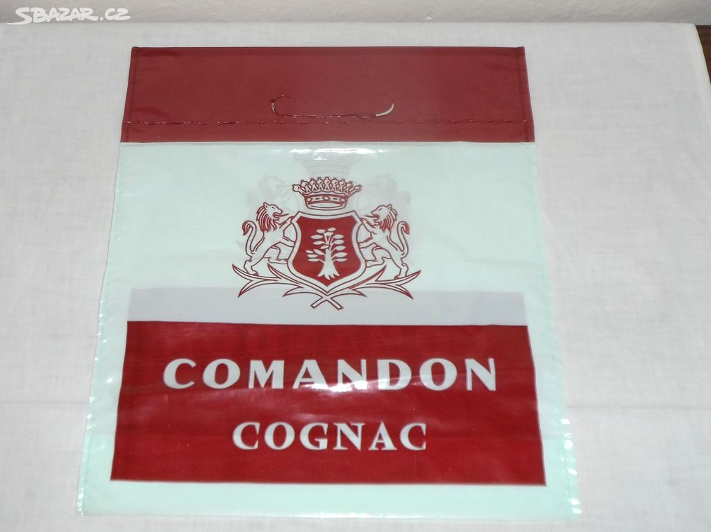 Originál igelitová TAŠKA, zn. Comandon Cognac