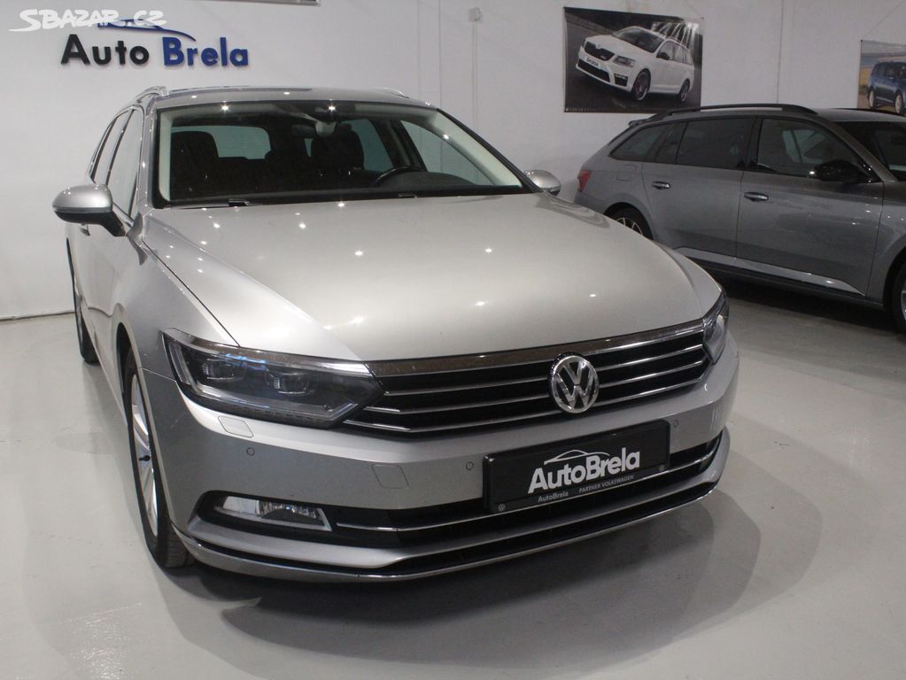 VW Passat B8 2.0TDI DSG Highline LED Navi Tažné