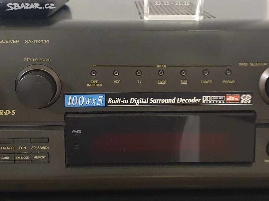 Technics AV Stereo Receiver SA-DX930