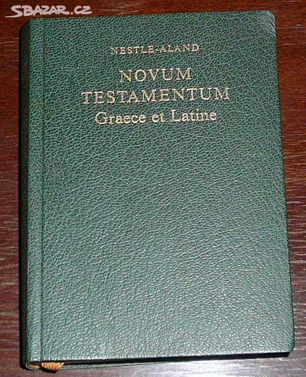 NOVUM TESTAMENTUM GRAECE ET LATINE - NESTLE ALAND