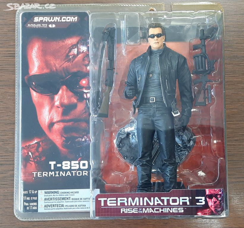 Vzácná figurka McFarlane T-850 Terminator 3