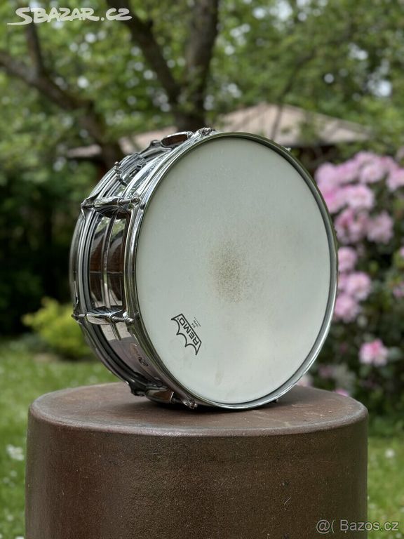 SNARE PEARL, MIRROR CHROME, 6 1/2 X 14