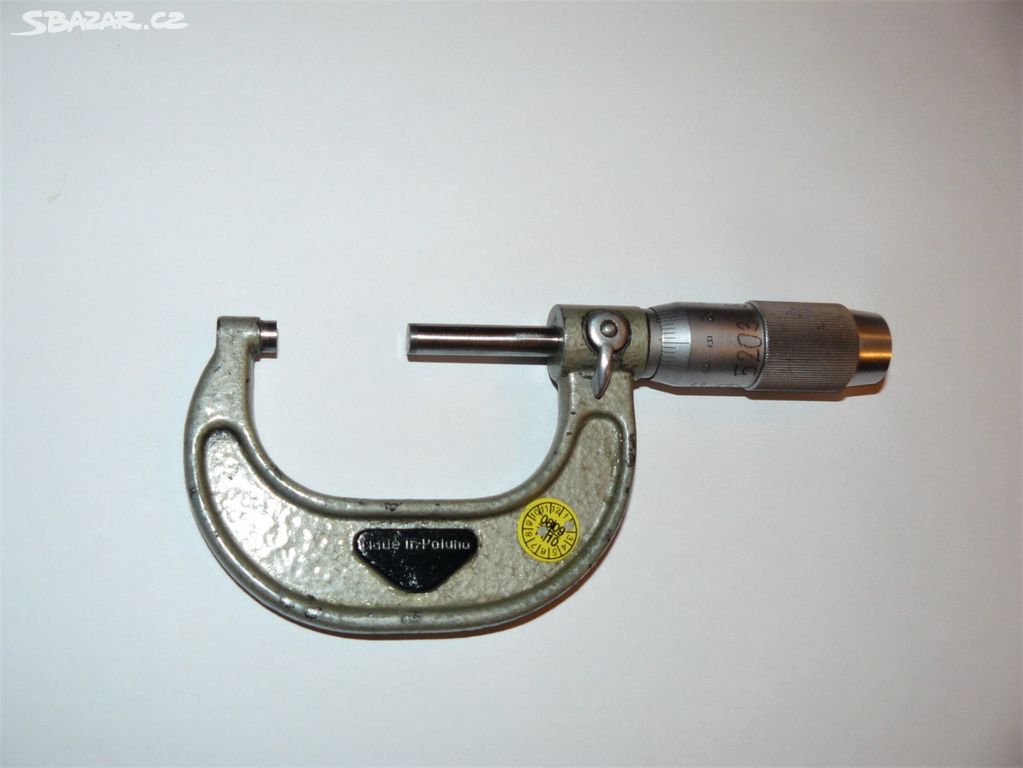 MIKROMETR  25-50 mm PROFI, malý, 100%, KALIBROVANÝ