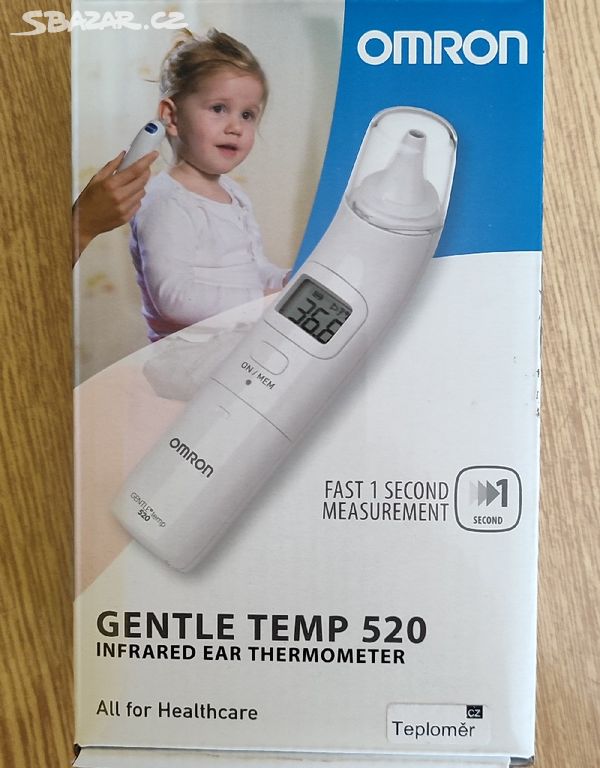 Ušní teploměr Omron gentle temp 520