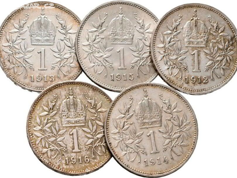 starožitné mince stříbro
