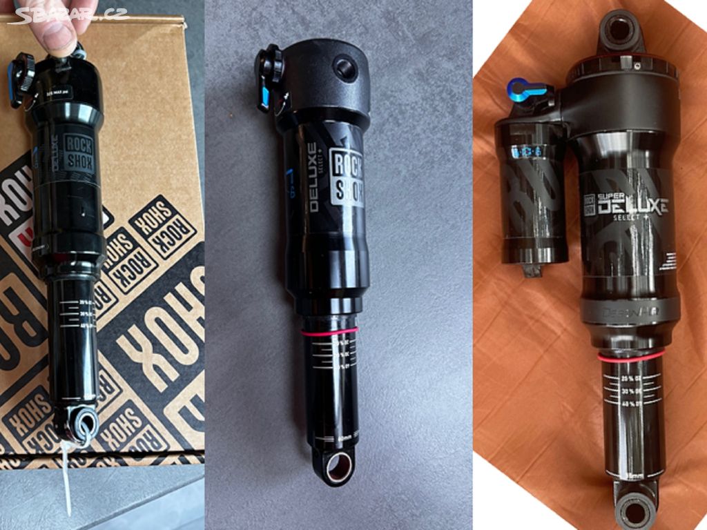 RockShox tlumiče 210x55, 230x65, 205x60 trunnion