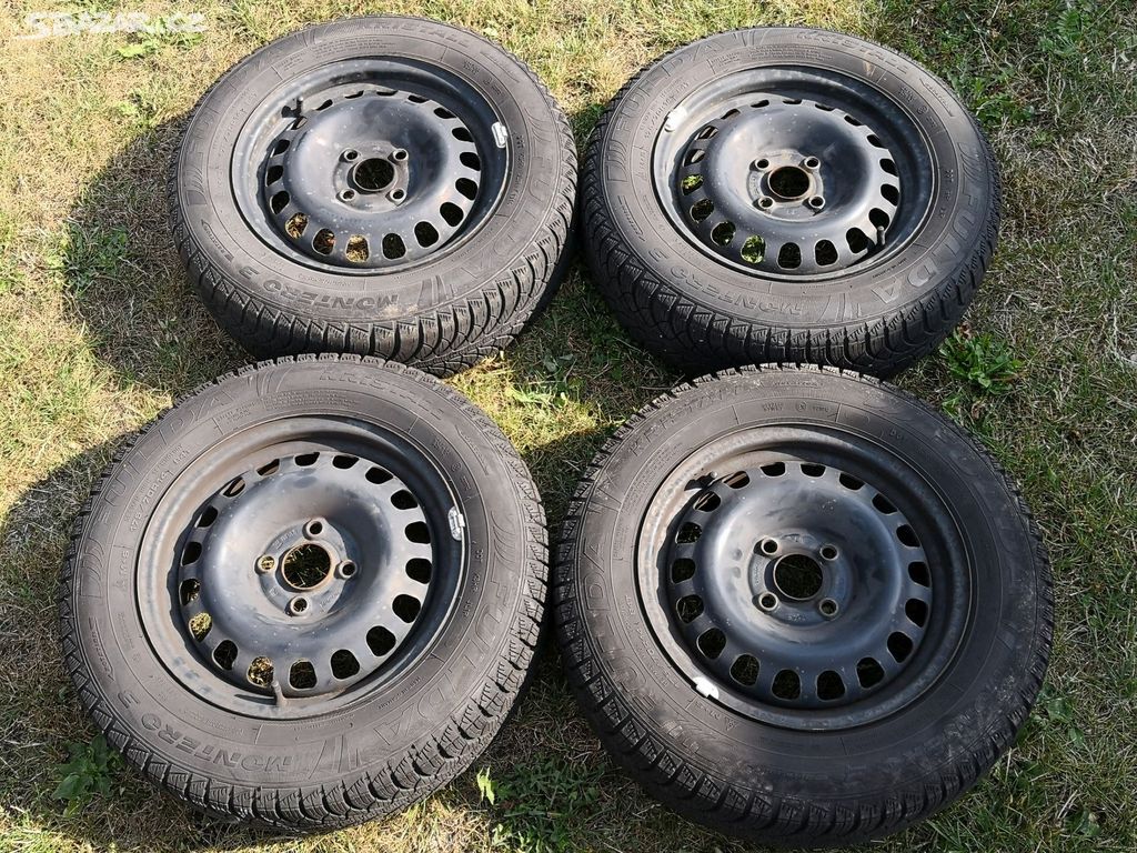 zimní komplet OPEL 14" 4x100 ET39 pneu 175/70/14