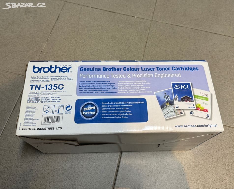 Originální toner Brother TN-135C