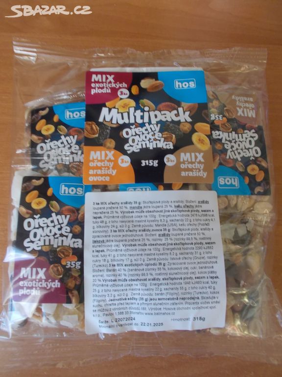 Multipack Oříšky 315g