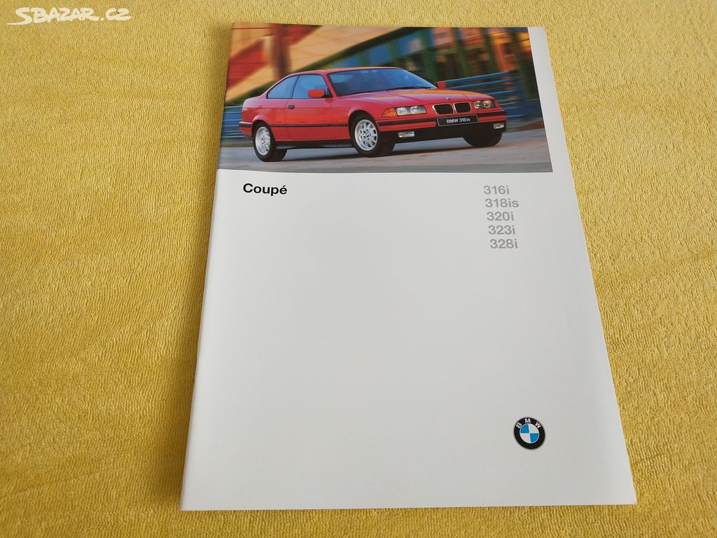 Prospekt BMW 3 Coupé E36, 32 str. 1996, D