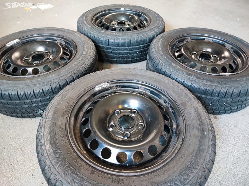 Zimní kola 15 R15 R 5x112 ET47 6J Touran Octavia