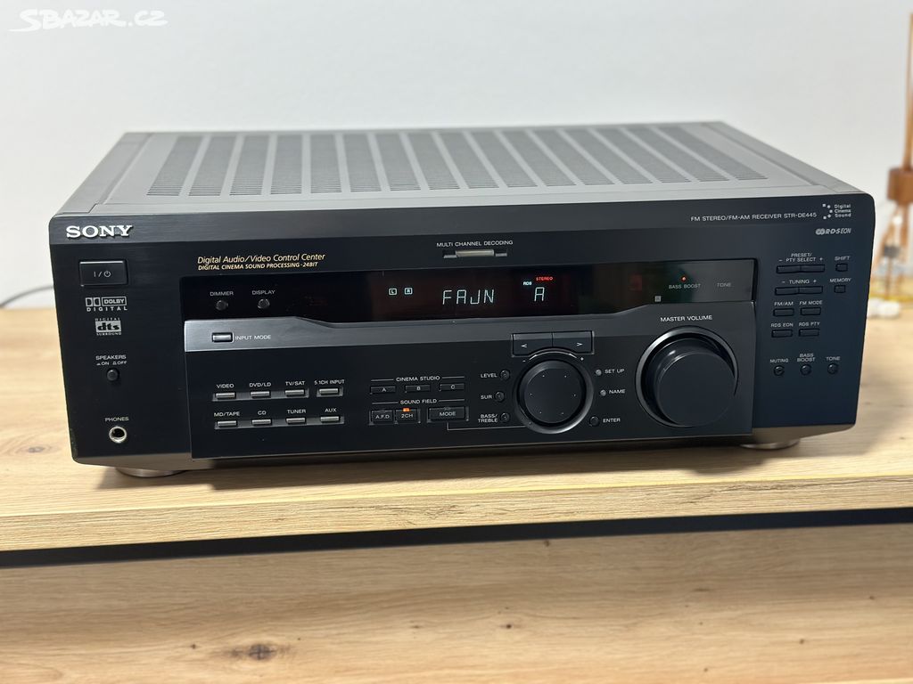 SONY STR-DE445 VÝBORNÝ AV STEREO RECEIVER S RDS !