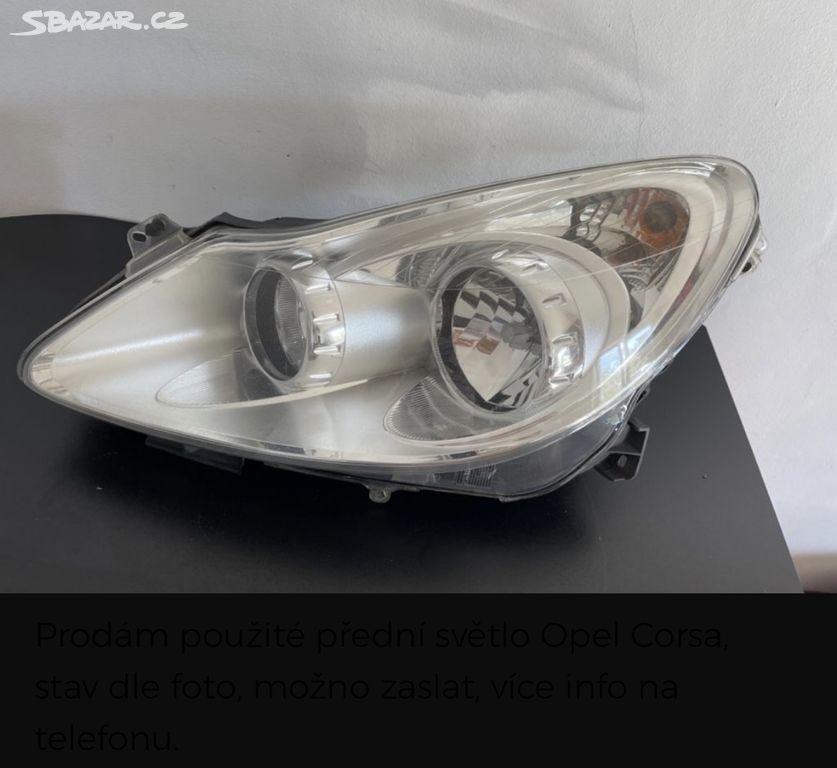 Přední světlo Opel Corsa