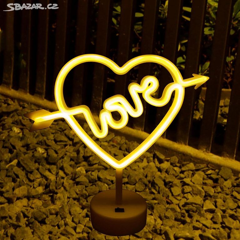 HEART love neonové LED světlo, HEART