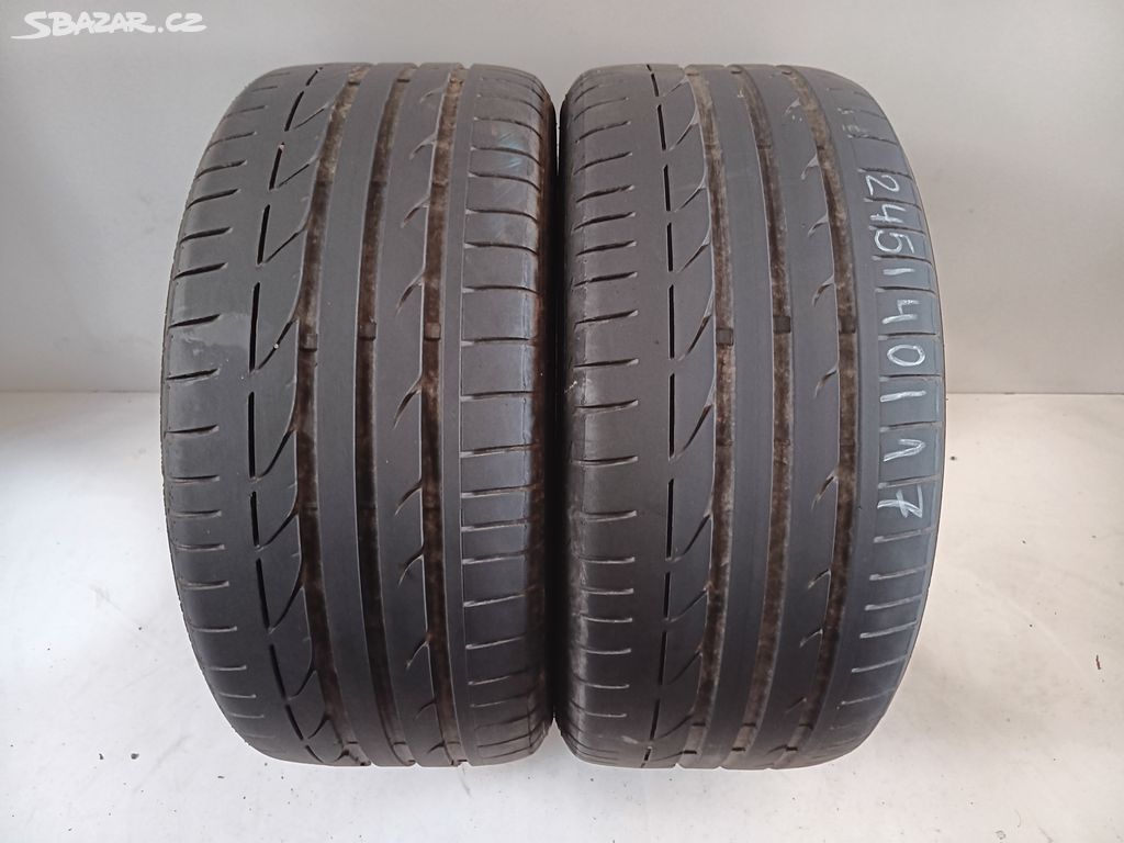 2ks letní pneu 245/40/17 Bridgestone