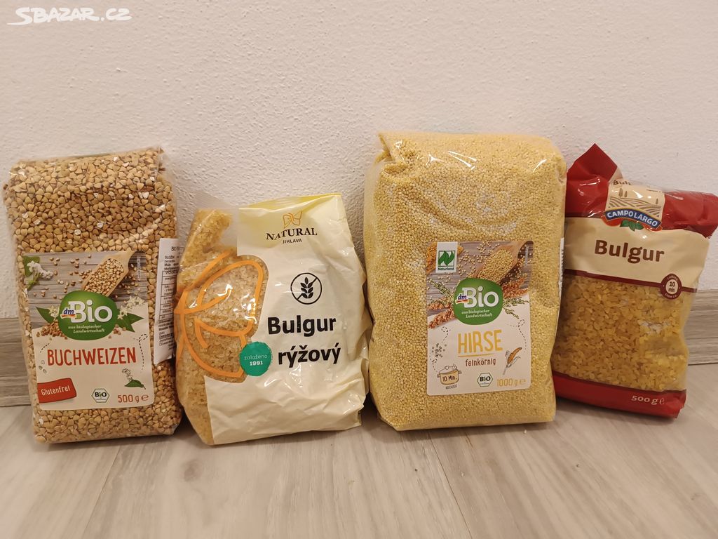 Vegan - Těstoviny, bulgur, jáhly, pohanka - prodej