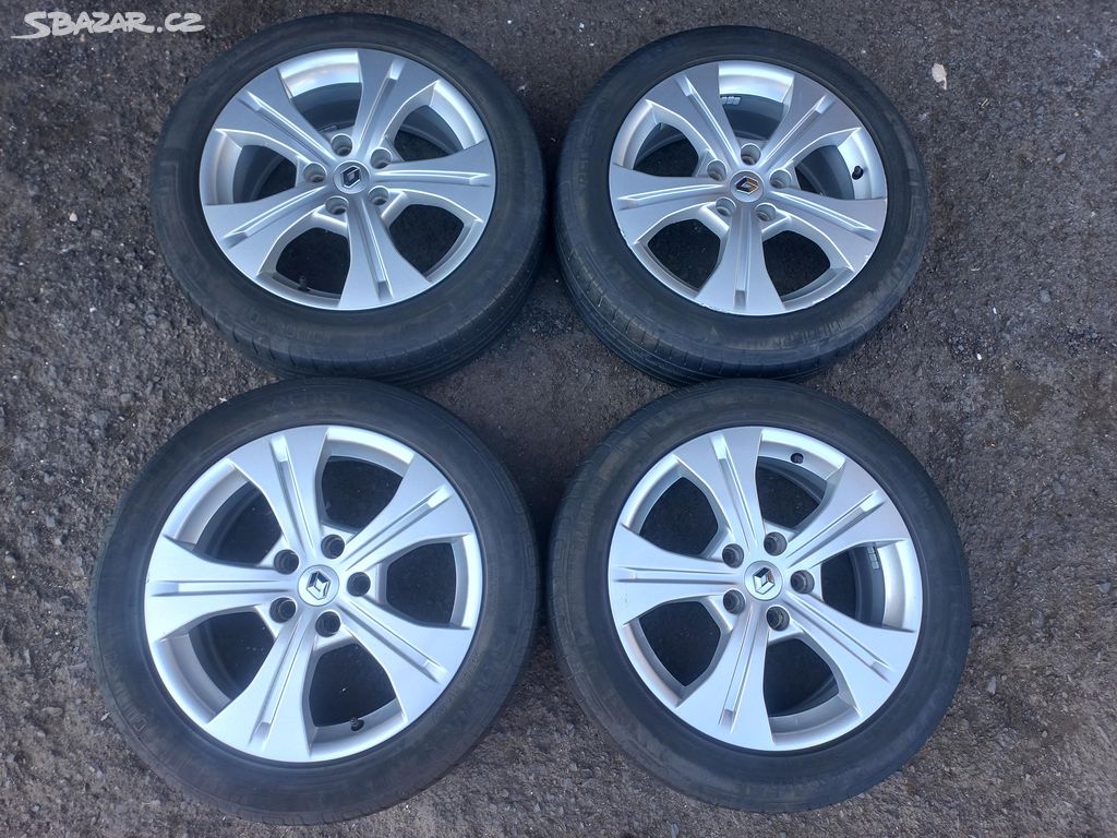 Sada Orig ALU kol Renault 205/55R17 letní