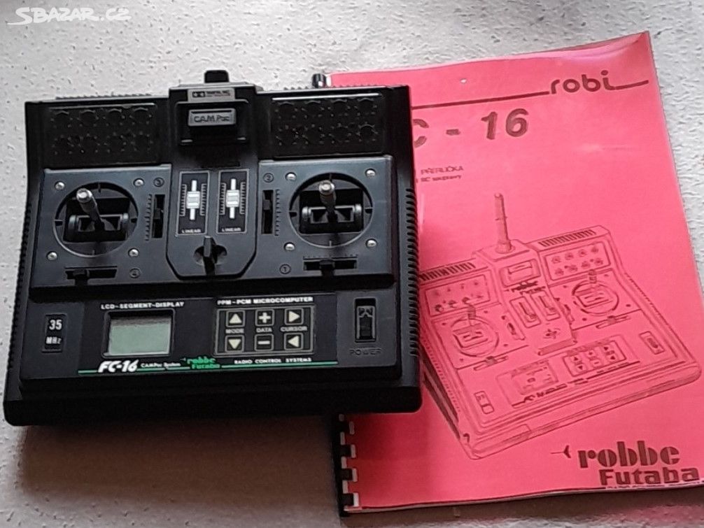 RC Vysílač ROBE FUTABA FC-16 35MHz