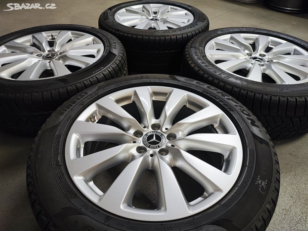 Zimní alu kola 19 R19 R 5x112 MB Audi VW 8J ET38