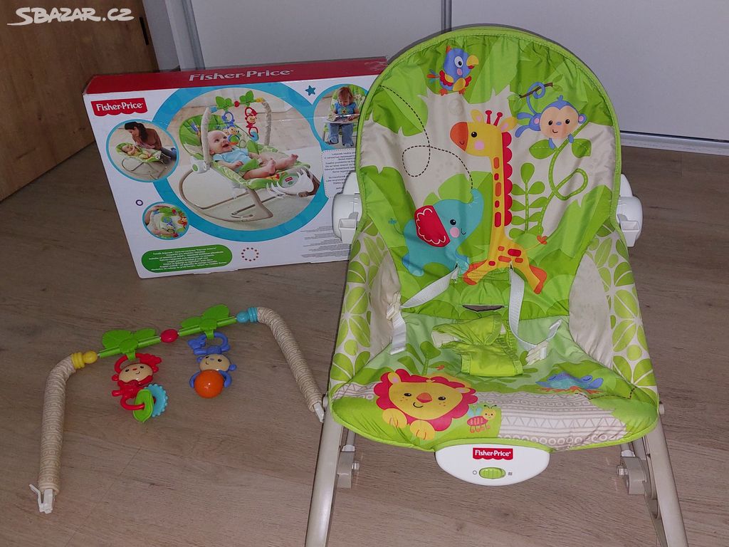 Dětské houpací lehátko a křesílko 2v1 Fisher Price