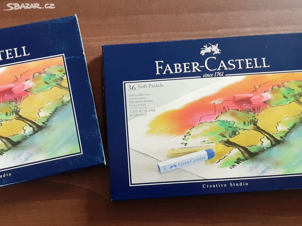 36 suchých pastelů Faber Castell