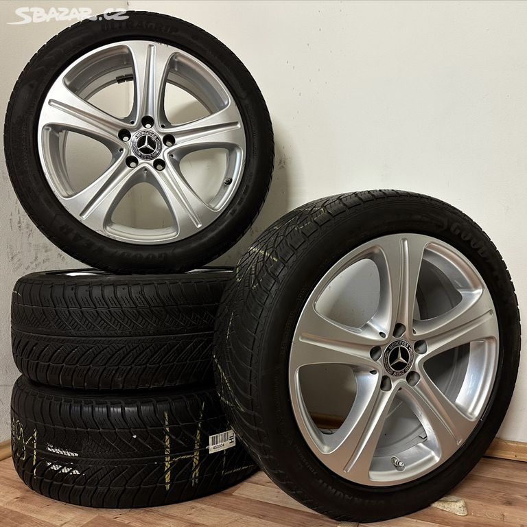 MERCEDES E W213 5x112 R18 ET43+ZIMNÍ 245/45R18 6mm