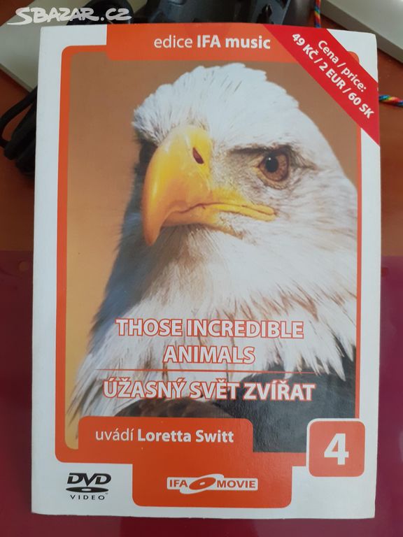 DVD úžasný svět zvířat