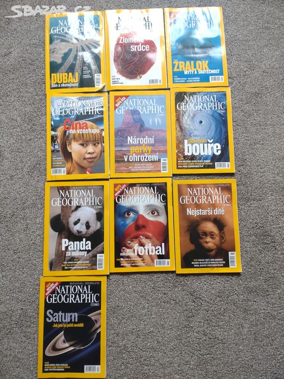 NATIONAL GEOGRAPHIC 10 ks 2006-2007 v čestině