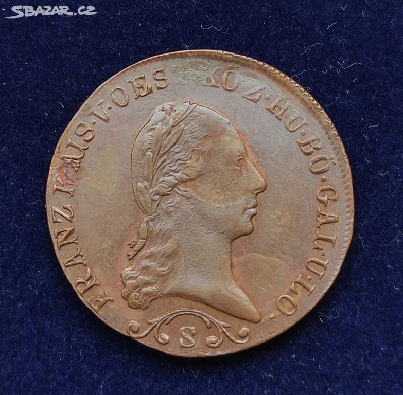 1 krejcar 1812 S František I