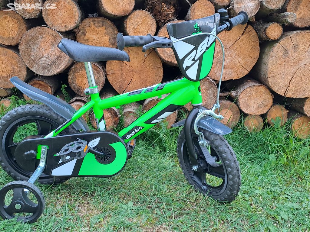 Dětské kolo Dino bikes "12" s přídavnými kolečky