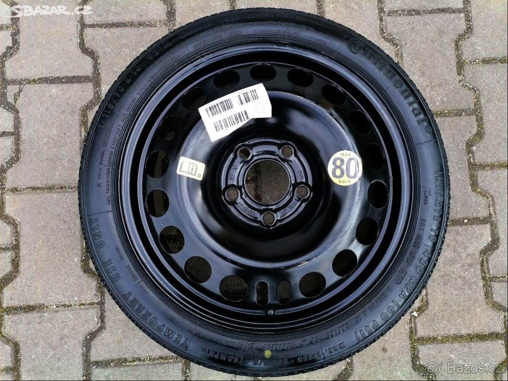 Rezervní dojezdové kolo Opel Meriva B 5x110 R16