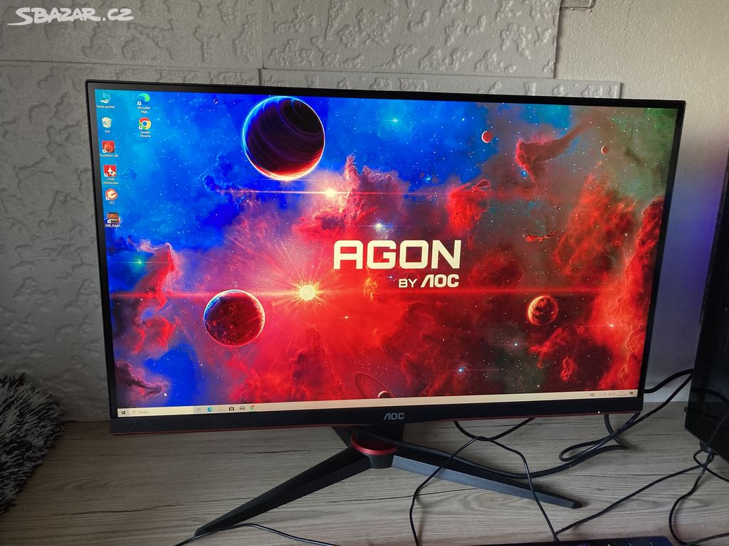 Herní Monitor 2K 155Hz- 27" AOC Q27G2E/BK Gaming