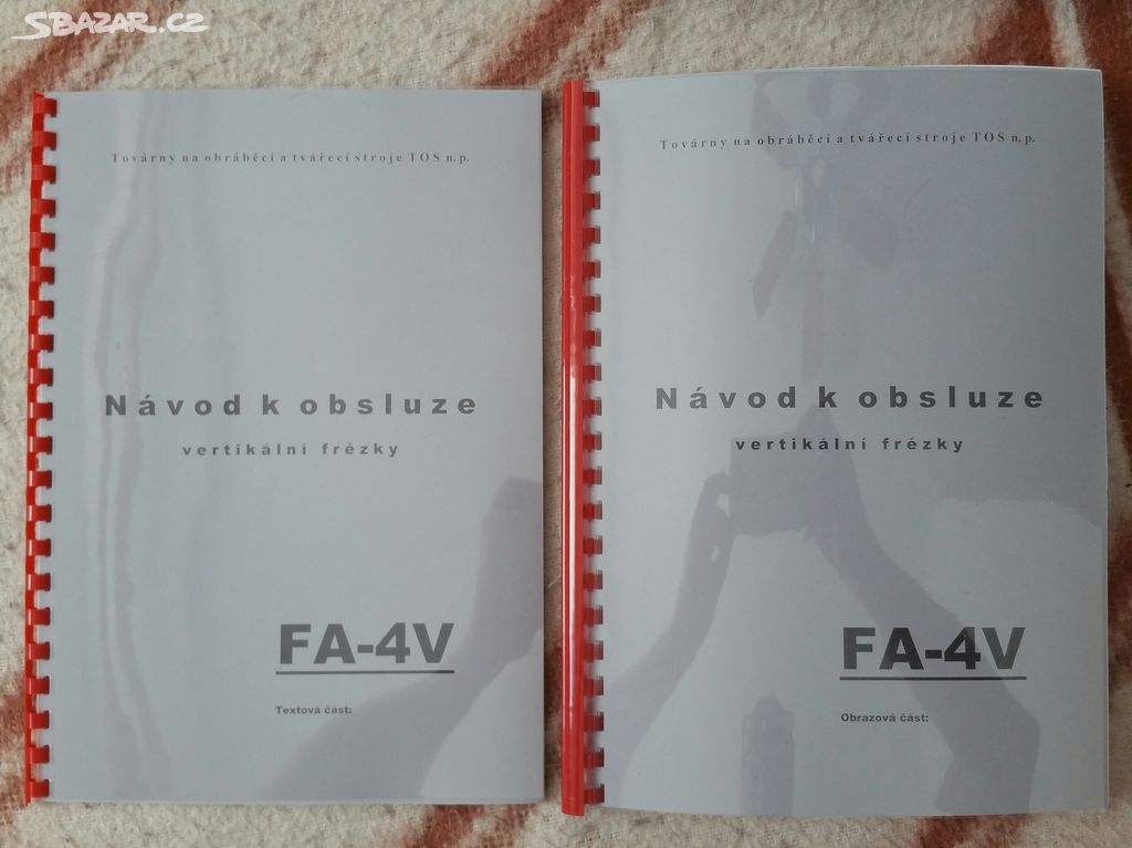 Návod frézky FA-4V