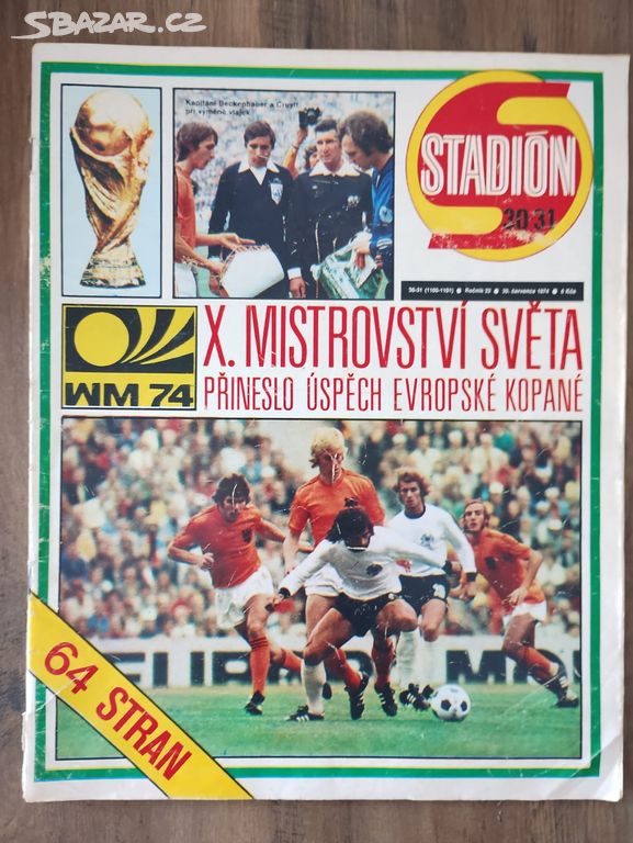 FOTBAL MS NĚMECKO 1974 STADION SPECIÁL