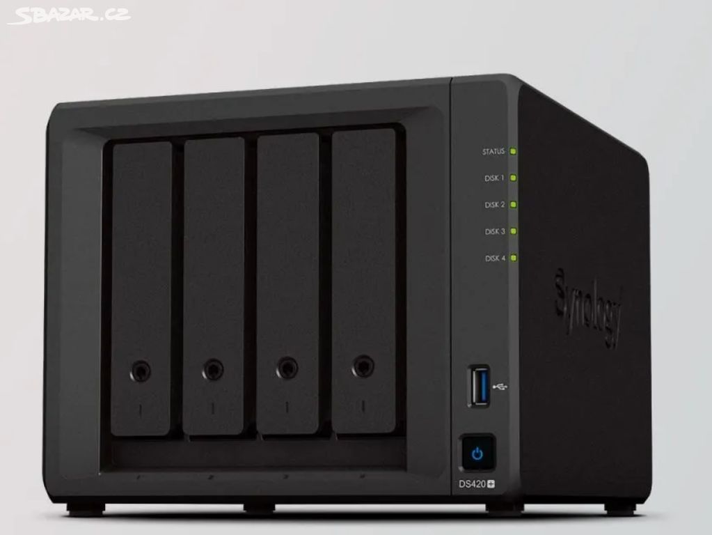 Synology DS420+ - skvělý stav.